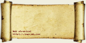 Una Mandžukić vizit kartica